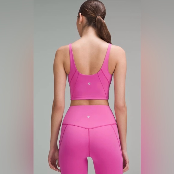 Lululemon NEW Align Corset Tank Top Light Support A/B cup Maroon Pink Size 2 - Picture 2 of 6